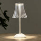 HEQET Cordless Table Lamps for Home,Table,Dining Room, Gold Rechargeable Lamps, USB Charge 12'' Tall LED Brass Portable Outdoor Indoor Table Lamp with Built-in Dimmer (Flower-White)