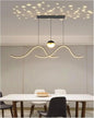 Modern Dining Room Lamparas Decoracion Smart Pendant Lights Decoration Chandeliers Compatible with Dining Room,for Living Room,OneColor