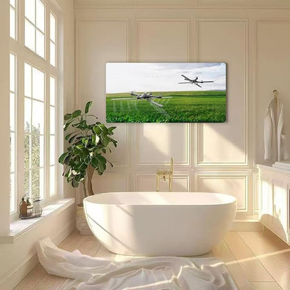Wibinuki Wall Art Wall Decor Wall Paintings Drones spraying a field for Living Room Bedroom Bathroom Home Decor Can Be Hung Directly 20"x 40"