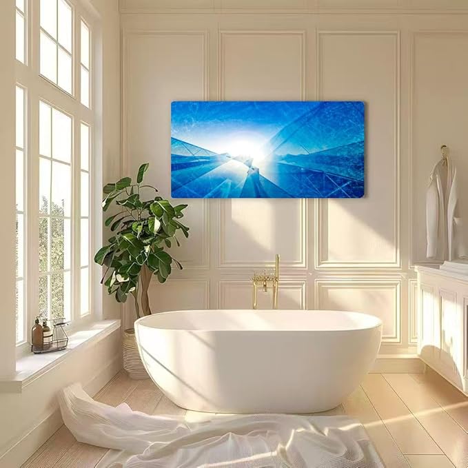 Wibinuki Wall Art Wall Decor Wall Paintings science abstract for Living Room Bedroom Bathroom Home Decor Can Be Hung Directly 20"x 40"