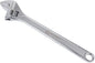 Olympia Tools 24" Adjustable Wrench, Heavy Duty Drop Forged Steel, Chrome Plated, Precision Machined Jaws, Rust Resistant