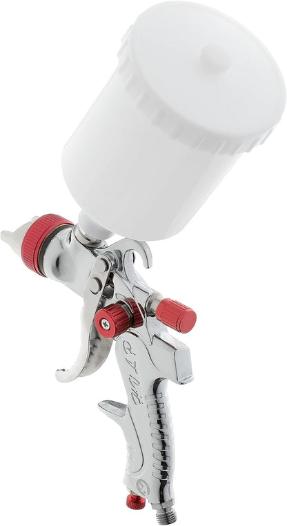 INTERTOOL HVLP Air Spray Gun with 1.3/1.4/1.7 mm Nozzles - Sprayer for Car Paint, Automotive, Home, Furniture - Top & Base Coat, Clear Coat, Varnish, Primer, Stain, Lacquer - PT08-0153
