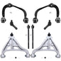 Detroit Axle - 4WD Front End Control Arms Kit for 05-08 Ford F-150 Lincoln Mark LT, 4 Upper & Lower Control Arms 4 Tie Rod Ends