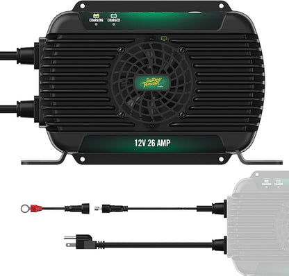 Battery Tender PowerPlus 12V, 26 AMP Battery Charger and Maintainer - IP68 Weather Resistant