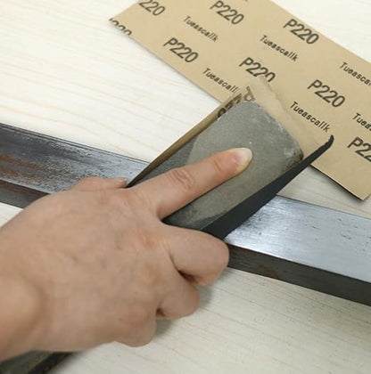 30Pcs 9 x 3.6 Inchs 220 Grit Wet and Dry Handmade Universal Sanding Sheets, Suitable for Woodworking Furniture/Automobiles/Metal/Lacquer Polishing Sandpaper