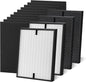 [14 Pack] 3000 Air Replacement Filters, Compatible with Air Doctor 3000, 3000M, 3000Pro Air Purifier, Includes 2 High-Efficiency Air Filter, 2 Activated Carbn and 10 Extra Premium Pre-Filters