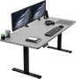 VIVO Electric 60 x 30 in Standing Desk, Memory Height Adjustment, 1B Series, Holds 220 lbs, Dark Gray Top Black Frame, DESK-KIT-1B6G-30