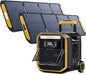 VTOMAN FlashSpeed Pro 3600 Portable Power Station, 3600W 3096Wh Solar Generator with 2x VS200 Pro Solar Panel, 2Hr Fast AC Charge, 23% Efficient, UPS Home Backup with Wheels, for Outdoors RV Emergency