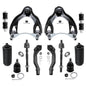 Detroit Axle - Front End 12pc Suspension Kit for Honda Civic Del Sol Acura Integra, 2 Upper Control Arms 2 Lower Ball Joints 4 T