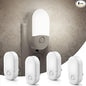 L LOHAS LED Night Light Plug in, 4 Pack 0.6W LED Night Light for Kids, Auto Dusk to Dawn Sensor Bright Nightlight, Daylight White 5000K, 30/60lm Small Night-Lights for Adults, Hallway, Kitchen, Stairs