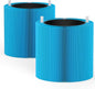 Leemone Blue Pure 411i Max & 411a Max AllergenBlock Replacement Filter Compatible with Blueair 411i Max & 411a Max Air Purifier, Compare to part #F4MAX, Blue