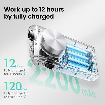 L'UGX Professional Nail Drill 30000RPM, Cordless Rechargeable Electric Nail File for Acrylic Nails Gel Polishing, Efile Nail Kit for Manicure Pedicure, Low Noise Low Vibration, 7Pcs Drill Bits, Pink