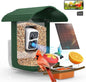birdsnap® PAV- Smart Bird Feeder with Camera Solar Powered, 64GB Card & 2K HD Record Video Bird Camera Live with 5 DIY Add-ons, AI Identify Auto Capture, Ideal Gift for Birds Lover