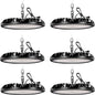 200W 20000LM UFO LED High Bay Light, Non-Dim High Bay LED Shop Light, 6000K Commercial Lights, IP65 Waterproof Industrial Bay Lighting for Shop/Garage/Warehouse/Workshop/Factory/Barn, 6 Pack