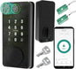 Smart Door Lock Deadbolt with Digital Keypad, Keyless Entry and Fingerprint Lock for Front Door, Bluetooth Electronic Lock with APP Control, Anti-Peeping Password