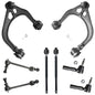 Detroit Axle - RWD Front End Suspension Kit for Chrysler 300 Dodge Challenger Charger Magnum, 2 Upper Control Arms 4 Inner Outer
