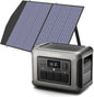 ALLPOWERS R1500L Portable Power Station with SP027 Solar Panel, 1600W 1056Wh LiFePO4 Solar Generator with 100W Panel Included, Solar Power with UPS Function, Fast Charging
