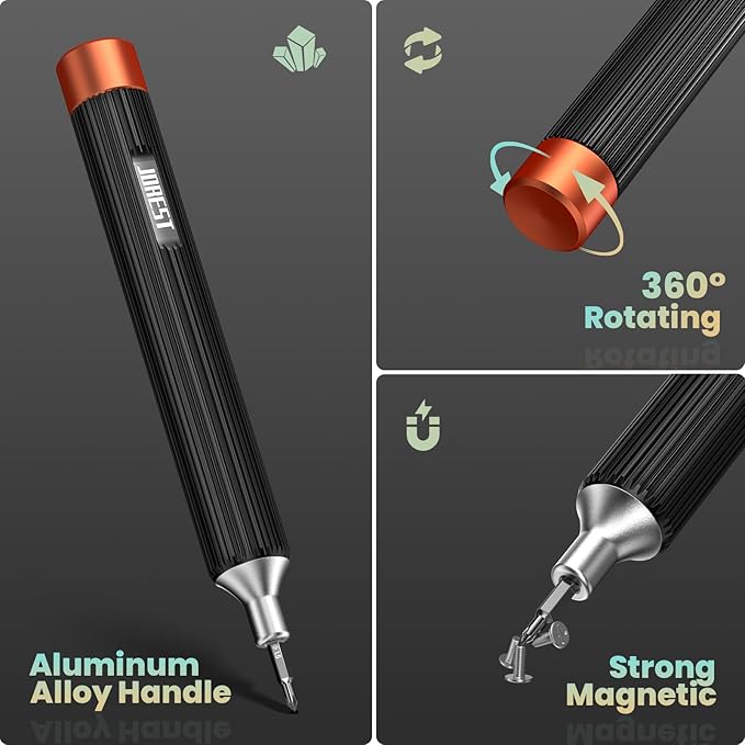 JOREST 32-In-1 Small Precision Screwdriver Set Magnetic, Valentines Day Gifts Gadgets Gifts for Men Him, Multi Bit Mini Repair Tool Kit with Torx for Electronic, Glasses, PS5/4, Camera, Phone, Laptop