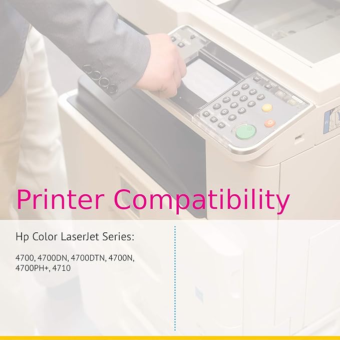 CS Replacement Toner Cartridge Compatible with HP 4700n Q5950A Black 643A Color 4700 4700DN 4700DTN 4700N 4700PH+ 4710