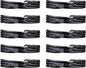 Amazon Basics PC Power Cord, 6 feet, 10-Pack, AC Power Cord for Monitor, Computer, TV, 3 Prong, 18 AWG, 125 Volts, Black