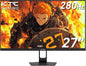 KTC 27'' 280Hz 240Hz Gaming Monitor 1ms GTG 350nits Fast VA 1080P Tilt 126% sRGB Adaptive Sync 4000:1 Contrast Ratio HDR DisplayPort 1.4/HDMI 2.0 VESA