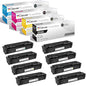 CS Replacement Toner Cartridge Compatible with HP 204A CF510A Black CF511A Cyan CF513A Magenta CF512A Yellow Color Pro MFP M180 MFP M180nw MFP M180n MFP M181fw MFP M154a 8 Color Set