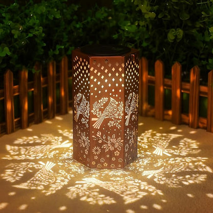 Eandisom Cardinal Bird Solar Lantern Gifts for Women Mom Grandma