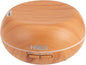 Aromatherapy Essential Oil Diffuser & Humidifier – Shallow 500ml Water Tank, 7 LED Lights & Whisper-Quiet Wood Grain Design – Ultrasonic Cool Mist Diffuser for Home, Bedroom, Spa, Yoga