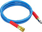 POHIR 10ft Pressure Washer Hose 3/8" 4800 PSI, No Marking Kink Free Hose with Quick Connect Ends and Adapters for Hot & Cold Water up to 248°F, Steel Wire Braided Hose for Power Washing