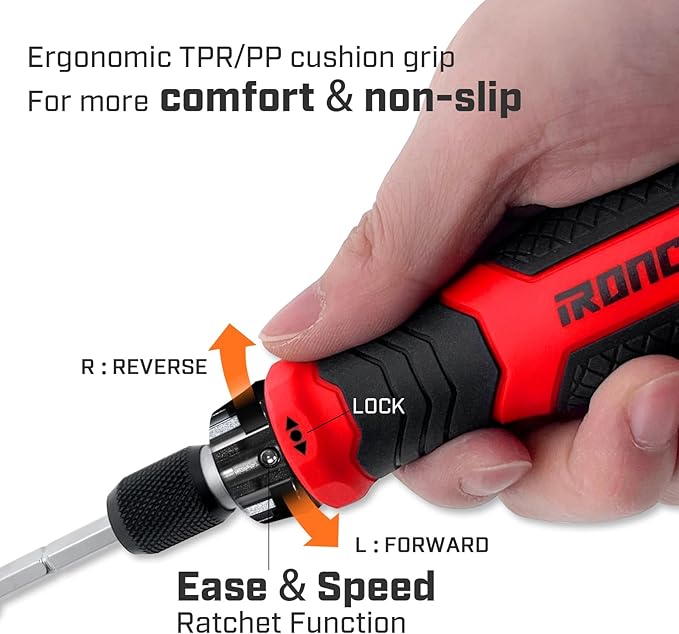 Multi Ratcheting Screwdriver Set: 21 in 1 Magnetic Multiple bits Suitable for Everyday Household Use