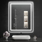 40"x32" LED Bathroom Mirror with Lights, Dimmable, Anti-Fog, Lighted Bathroom Vanity Mirror for Wall, Backlit + Front Lit, Memory Function, Shatter-Proof, Tempered Glass