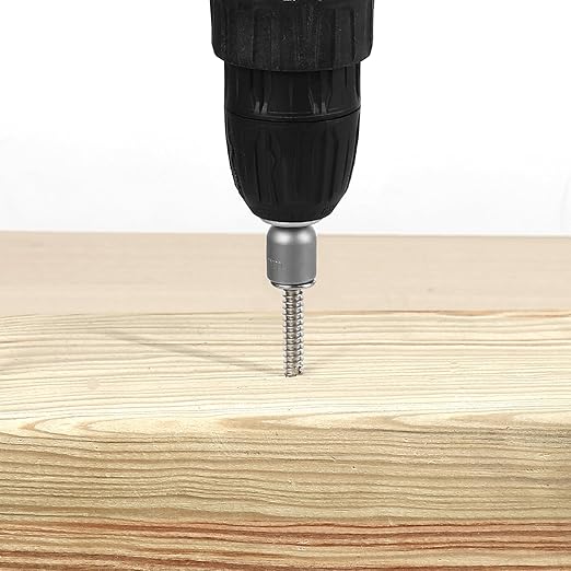 MewuDecor #14 x 1-3/4" (3/4" to 3" Available) Hex Washer Head Self Drilling Sheet Metal Screws with Drill Point, Stainless Steel 410, 50 PCS