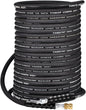 YAMATIC 3/8" Pressure Washer Hose 100 FT 4200 PSI for Hot/Cold Water, Kink Resistant Swivel 3/8" & M22-14 Quick Connection Wear Resistant Industry Grade Compatible with Most Power Washer