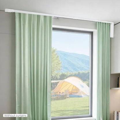Electric Curtain Track, Retractable Motorized Curtains Rod For 2.2-3.2m/7-10.5ft, Automatic Curtain Opener w/Smart/Manual Control, Smart Curtains System for I-Rrail and U-Rail (For7-10.5ft)