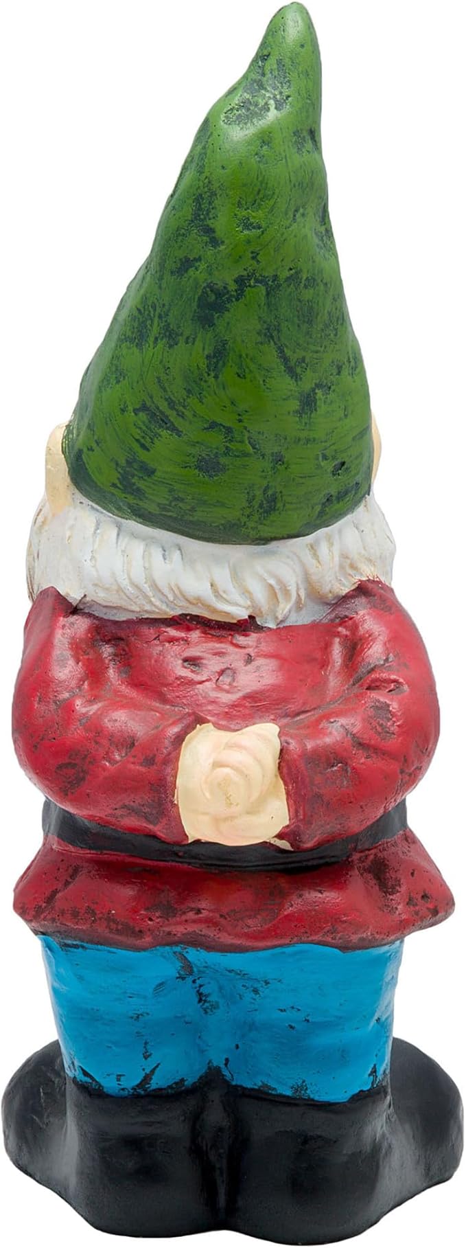 Alpine Corporation 11" Tall Classic Outdoor Garden Gnome Yard Statue Decoration