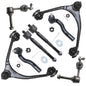 Detroit Axle - 8pc Front End Kit for 02-10 Lexus SC430, 2 Upper Control Arms 4 Tie Rod Ends 2 Sway Bars 2002 2003 2004 2005 2006
