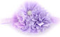 My Lello Shabby Fabric Flower Cluster Headbands Baby - Girls - Toddler Stretchy Elastic