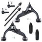 Detroit Axle - 4WD Front End Suspension Kit for 2006-2012 Dodge Ram 1500 [5 Lug] 2 Lower Control Arms w/Ball Joints 4 Inner & Ou
