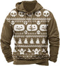 Halloween Hoodie Men Graphic Pumpkin Ghost Printed Sweatshirt Casual Trendy Long Sleeve Halloween Hooded Tops with Pockets