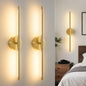 Lightania Wall Sconces Set of Two, 24'' Modern Gold LED Wall Lights, 360° Rotatable, 2700K-5000K Adjustable, Hardwired 3CCT Dimmable Wall Sconce Light Fixture for Living Room Bedroom Hallway, ETL