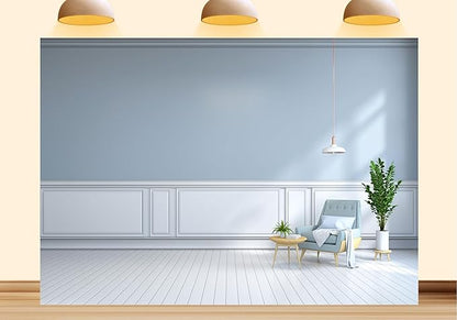 Modern Living Room Sofa Backdrop Smart Home Control Center Interior Apartment Luxury House Background Nordic Style Party Decorations Voice Activated Scene Live Video Zoom Calls Props 8X6ft Fabric