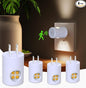 GEPLAD 4-Pack Motion Sensor Night Light, Plug into Wall Dusk to Dawn LED Nightlight, Auto On/Off, 3000K Soft White 100 Lumens, Rotatable Plug-in Design for Hallway, Staircase, Bathroom, Corridor