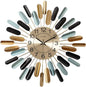 Modern Minimalist Living Room Wall Decoration at Home Style Creative Clock Electronic Light Modern Art