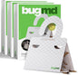 BugMD Clothes & Pantry Moth Traps (18 Count) – Sticky Glue Pheromone-Based Repellent for Closets, Cabinets & Wardrobes – Non-Toxic - White