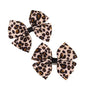 Baby girls leopard hair bow Clips Pin,leopard print bow hairpin for women(FD62-Leopard 3)