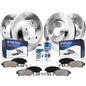 Detroit Axle - Brake Kit for 2005-2006 Toyota Camry [XLE SE Models], Disc Brakes Rotors Ceramic Brake Pads Replacement: 11.65 in