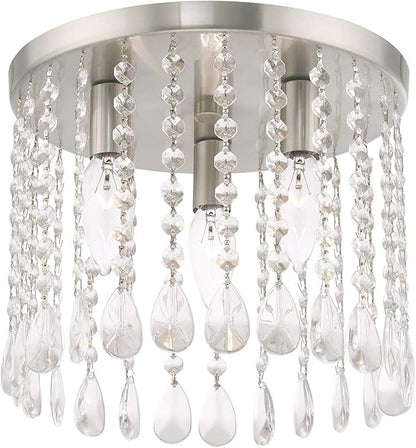 Livex Lighting 3 Lt Brushed Nickel Ceiling Mount
