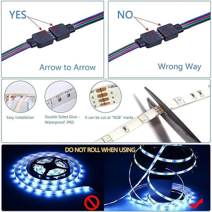 Led Strip Boat Lights Kit, 66FT Bluetooth Multi-Color Marine Pontoon Led Lights, Waterproof Boat Interior Light, Under Gunnel Deck Lights, Night Fishing Lights, APP/Remote Control, Sound Music Sync