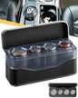Larger Capacity Coin Holder for Car, Change Coin Organizer Compatible with Coins of Different Size, Compact & Portable Coin Disp