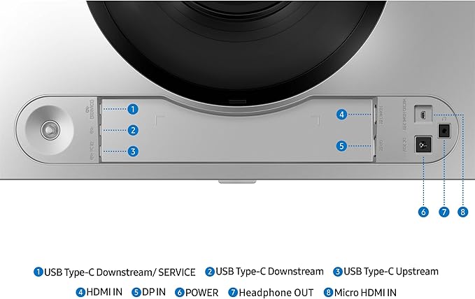 Samsung 49" Odyssey OLED G9 (G91SD) Dual QHD QD-OLED G-Sync Compatible Curved Gaming Monitor, 144Hz, 0.03ms, AMD FreeSync Premium Pro, Ergonomic Stand, 3 Year Warranty, LS49DG910SNXZA, 2024